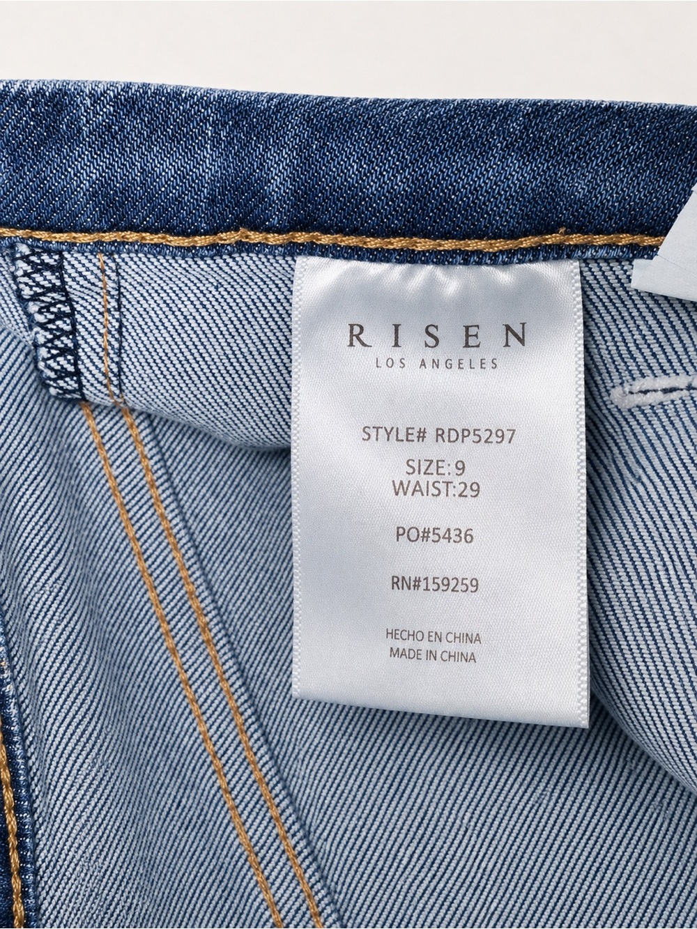 Brand New With Tags – RISEN Jeans ✨ #1135 - Picture 7 of 8